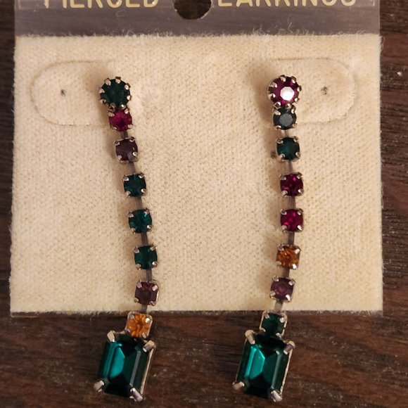 Luxury Crystal Drop Earrings - Picture 1 of 4